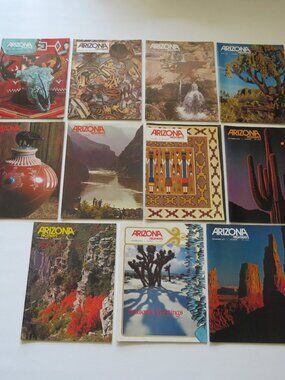 Arizona Highways Vintage Magazines Set 1974 11 issues